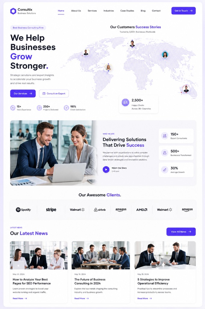 Business Consultant Portal — Consultix